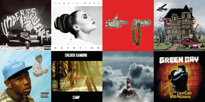 Albums of the last year, 4th Tier