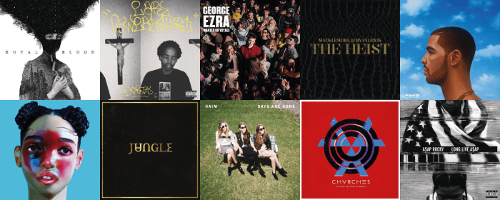 Albums of the last year, 5th Tier