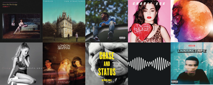 Albums of the last year, 6th Tier